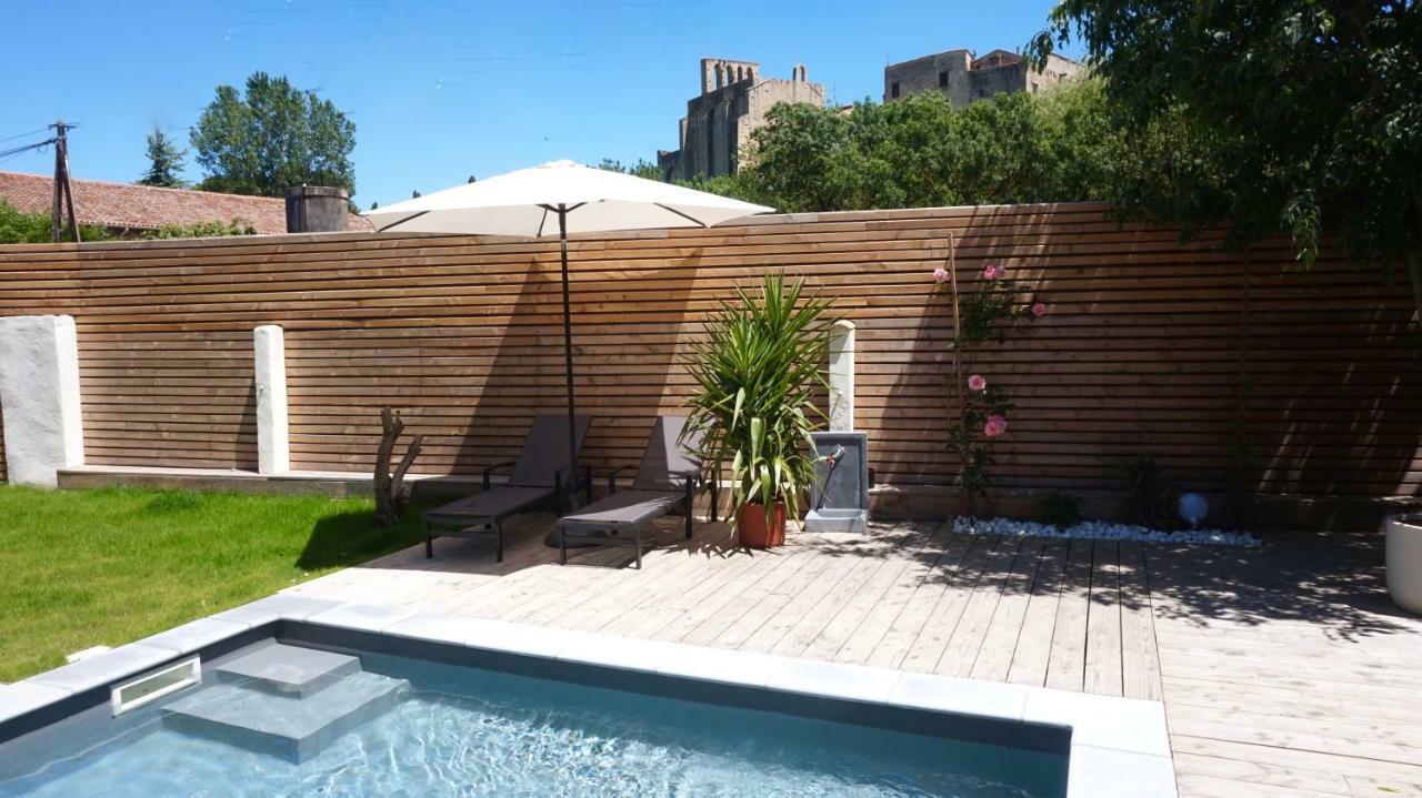 La Domitia - Maison D'Hotes, Massages & Bien-Etre Montbazin Exteriér fotografie